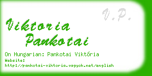 viktoria pankotai business card