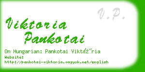 viktoria pankotai business card